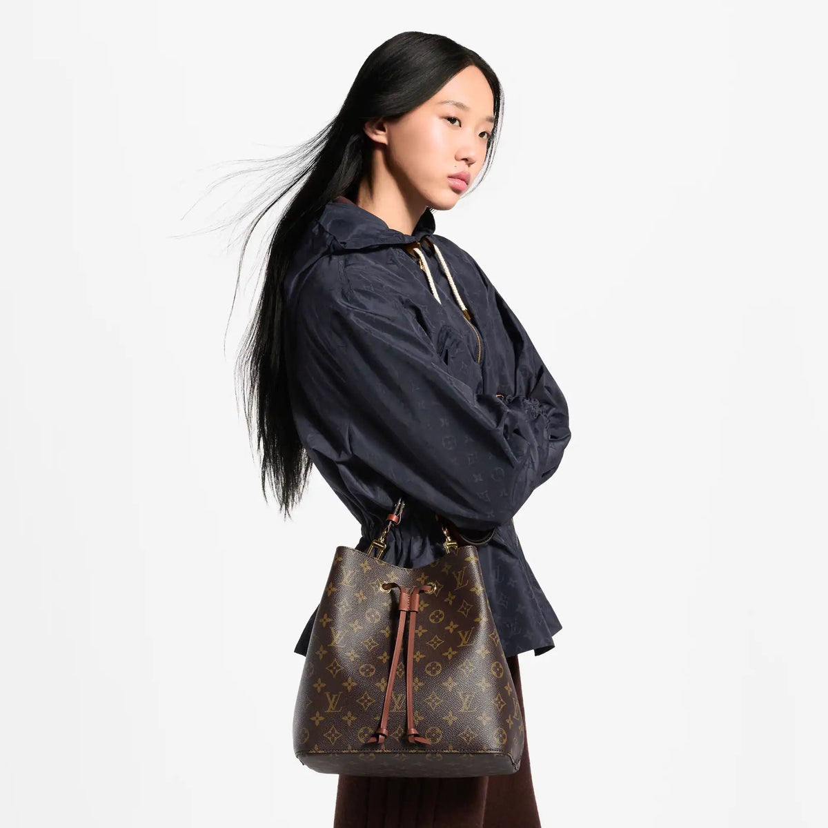 NéoNoé MM Monogram Coated Canvas Bucket Bag M44887
