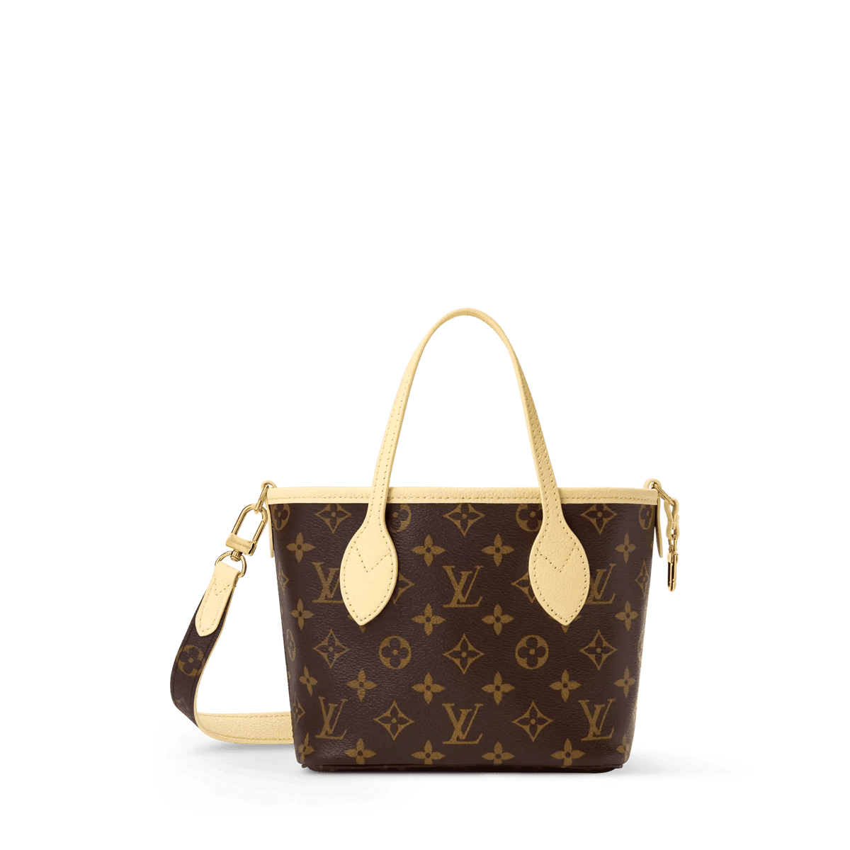 Neverfull Inside Out BB Banane Monogram Coated Canvas Tote Bag M29228