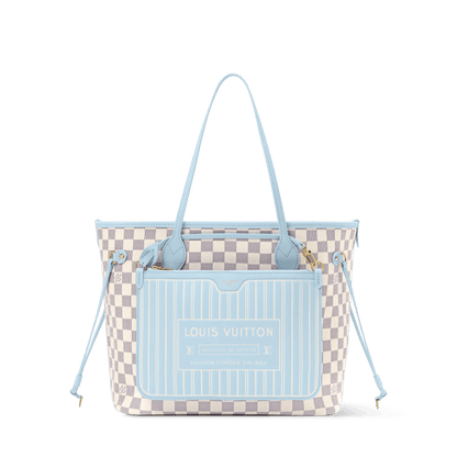 Neverfull Inside Out MM Damier Azur Tote N40946