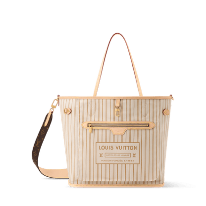 Neverfull Bandoulière Inside Out MM Monogram Canvas Tote Bag M28407