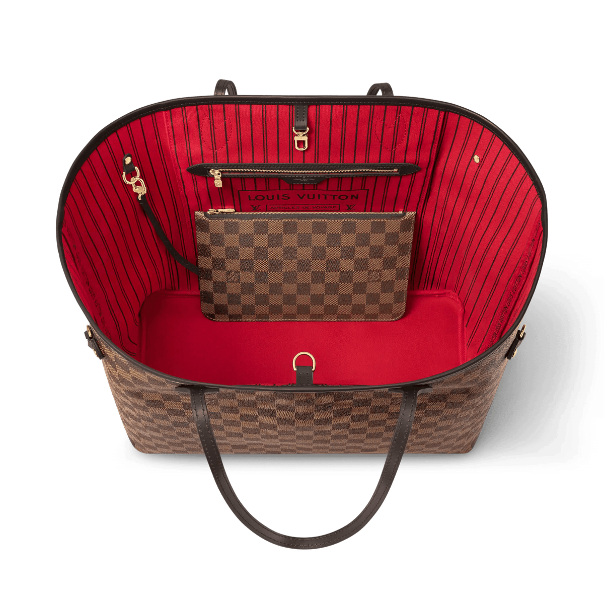 Neverfull GM Damier Ebene Dark Chocolate Tote Bag