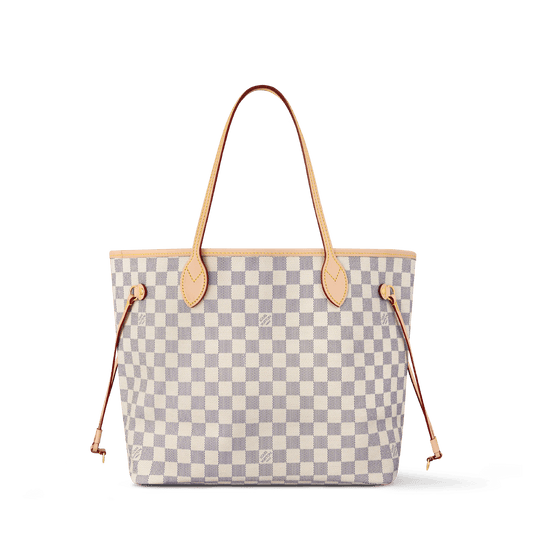 Neverfull MM Damier Azur Canvas Tote