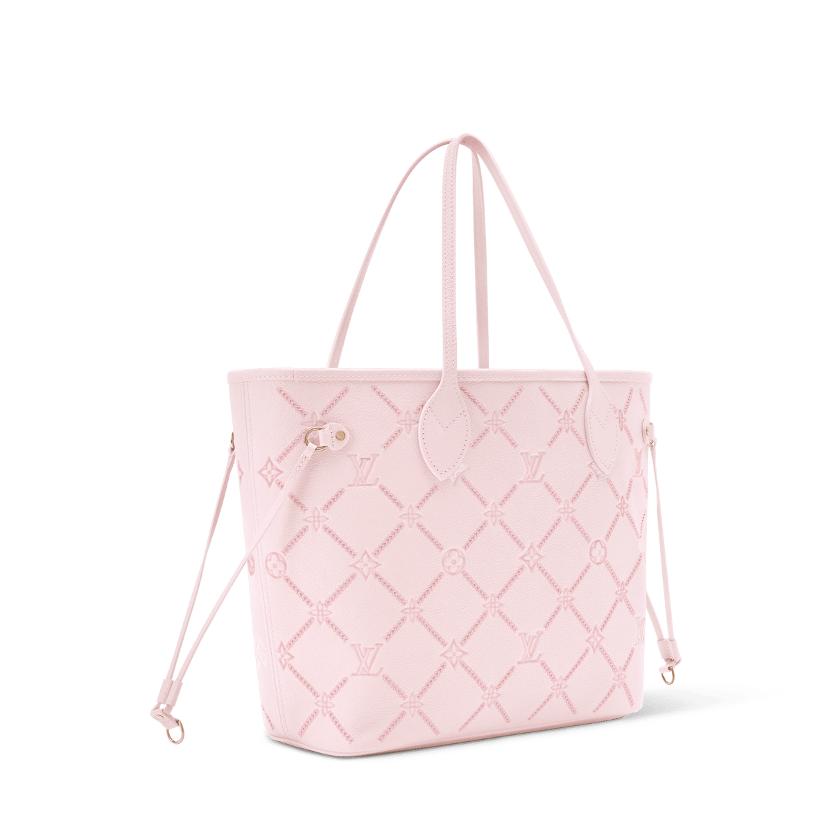Neverfull MM Light Bliss Monogram Empreinte Leather Tote Bag M28527