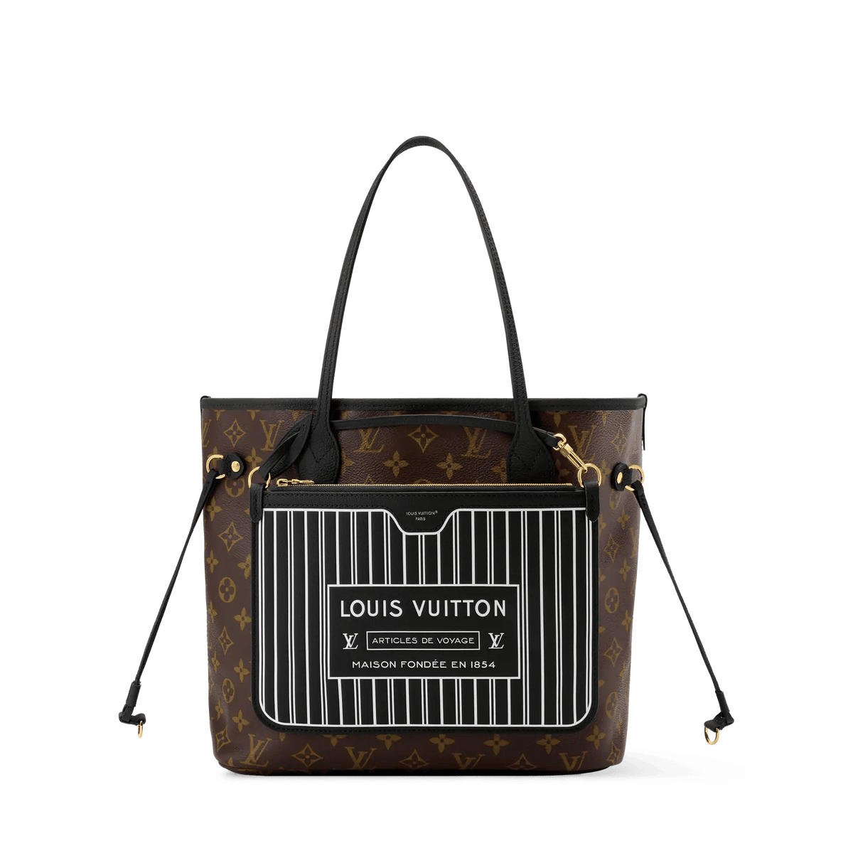 Neverfull Inside Out MM Monogram Coated Canvas Tote M28351