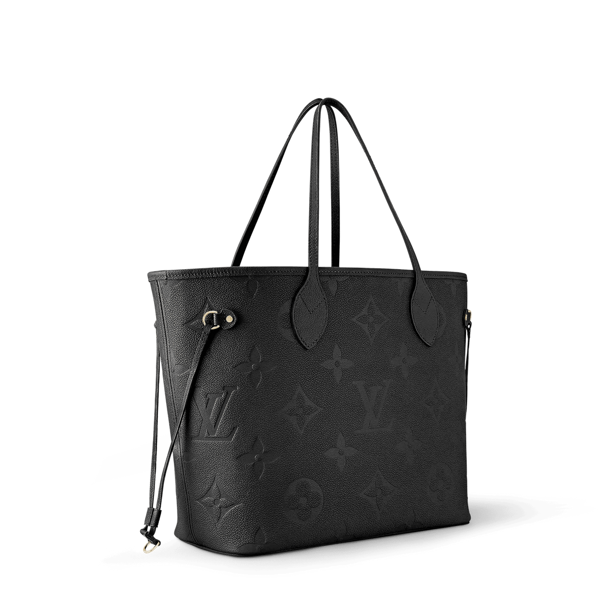 Neverfull MM Black Monogram Empreinte Leather Tote Bag M45685