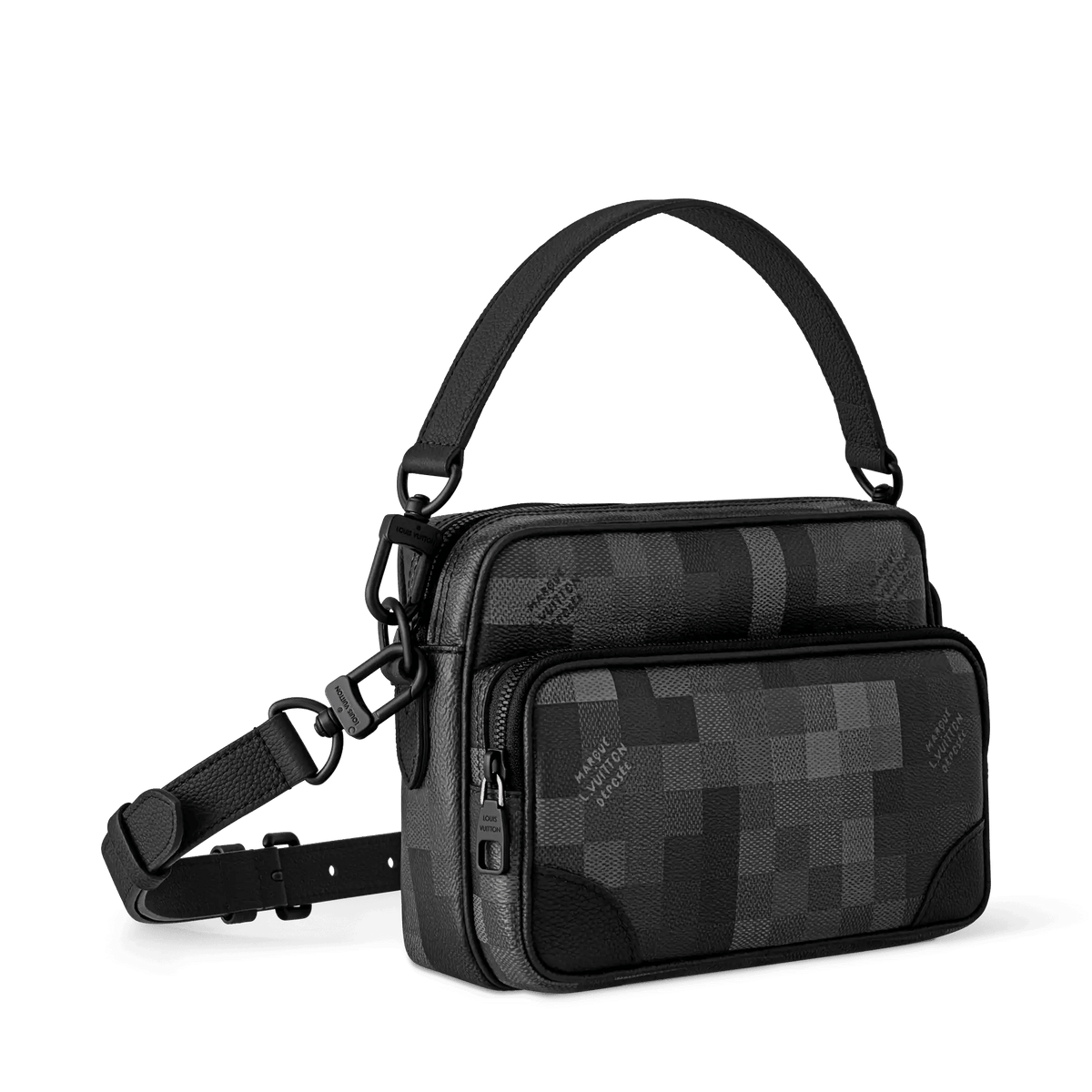 Nil Messenger Black Shoes