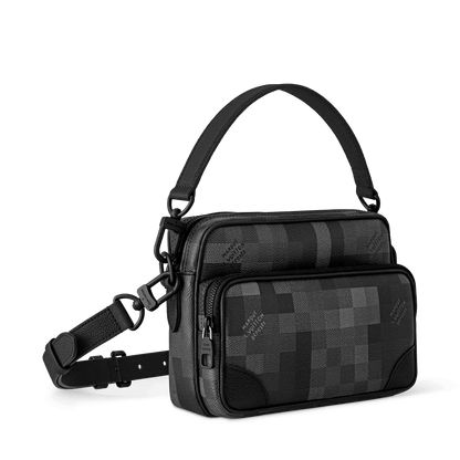 Nil Messenger Black Shoes
