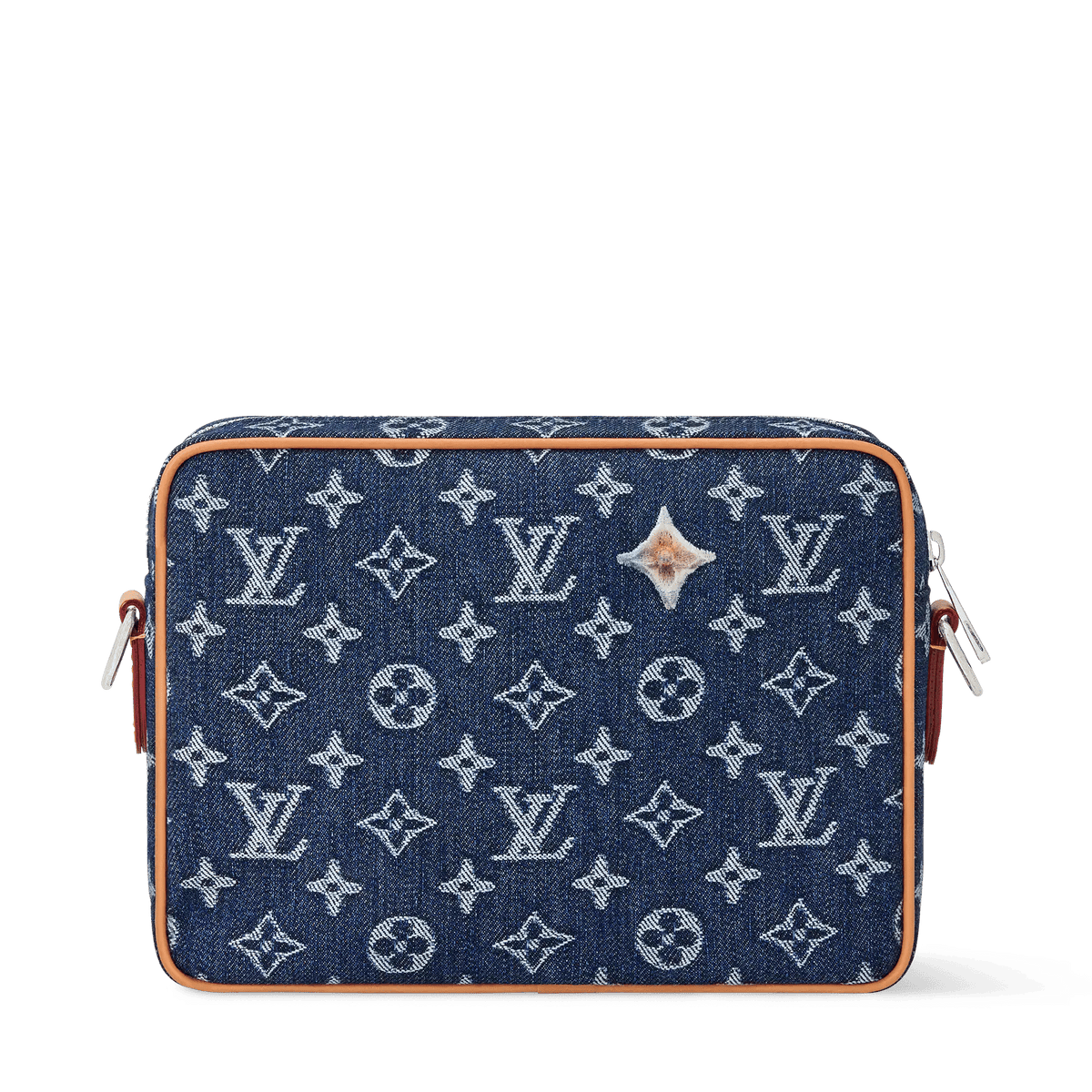 Nil Crossbody Bag Monogram Flowers Denim Shoes