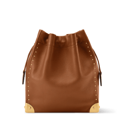 Noé Trunk Tan Calfskin Leather Bucket Bag M29131