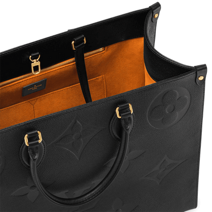 OnTheGo GM Black Monogram Empreinte Leather Tote Bag M44925