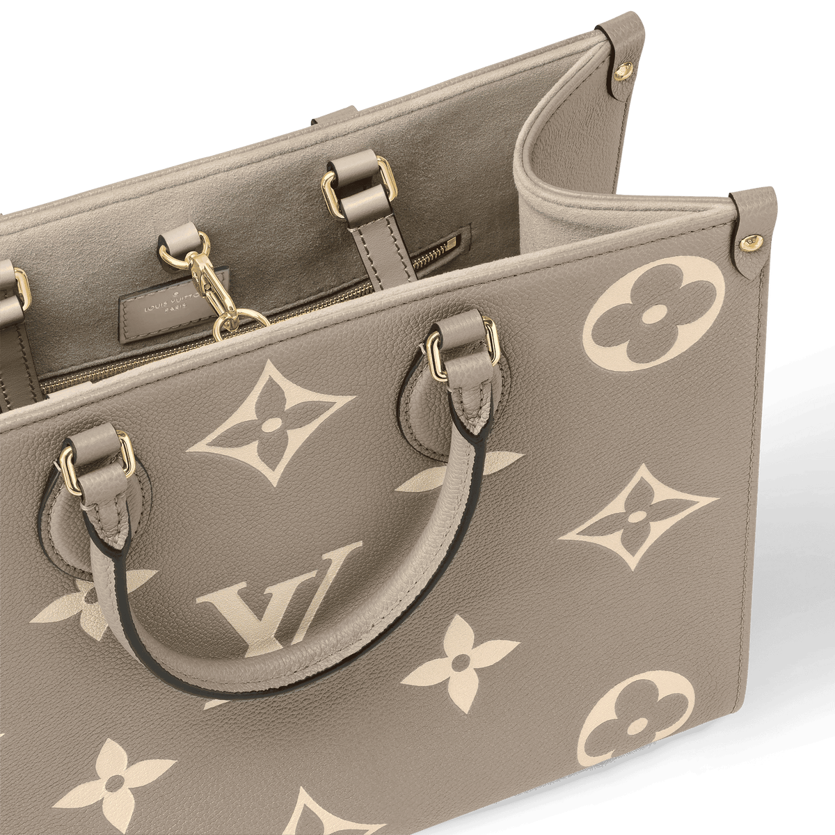 OnTheGo MM Bicolor Monogram Empreinte Leather Tote Bag M45494