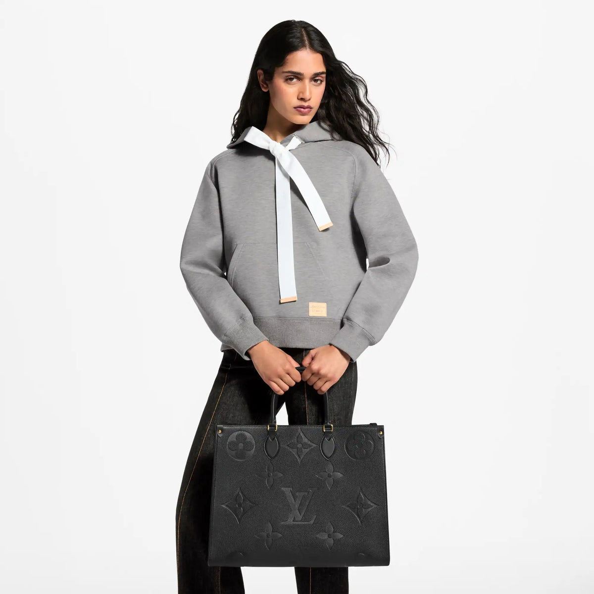 OnTheGo GM Black Monogram Empreinte Leather Tote Bag M44925
