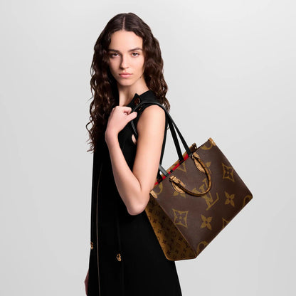 OnTheGo MM Monogram Monogram Reverse Canvas Tote Bag