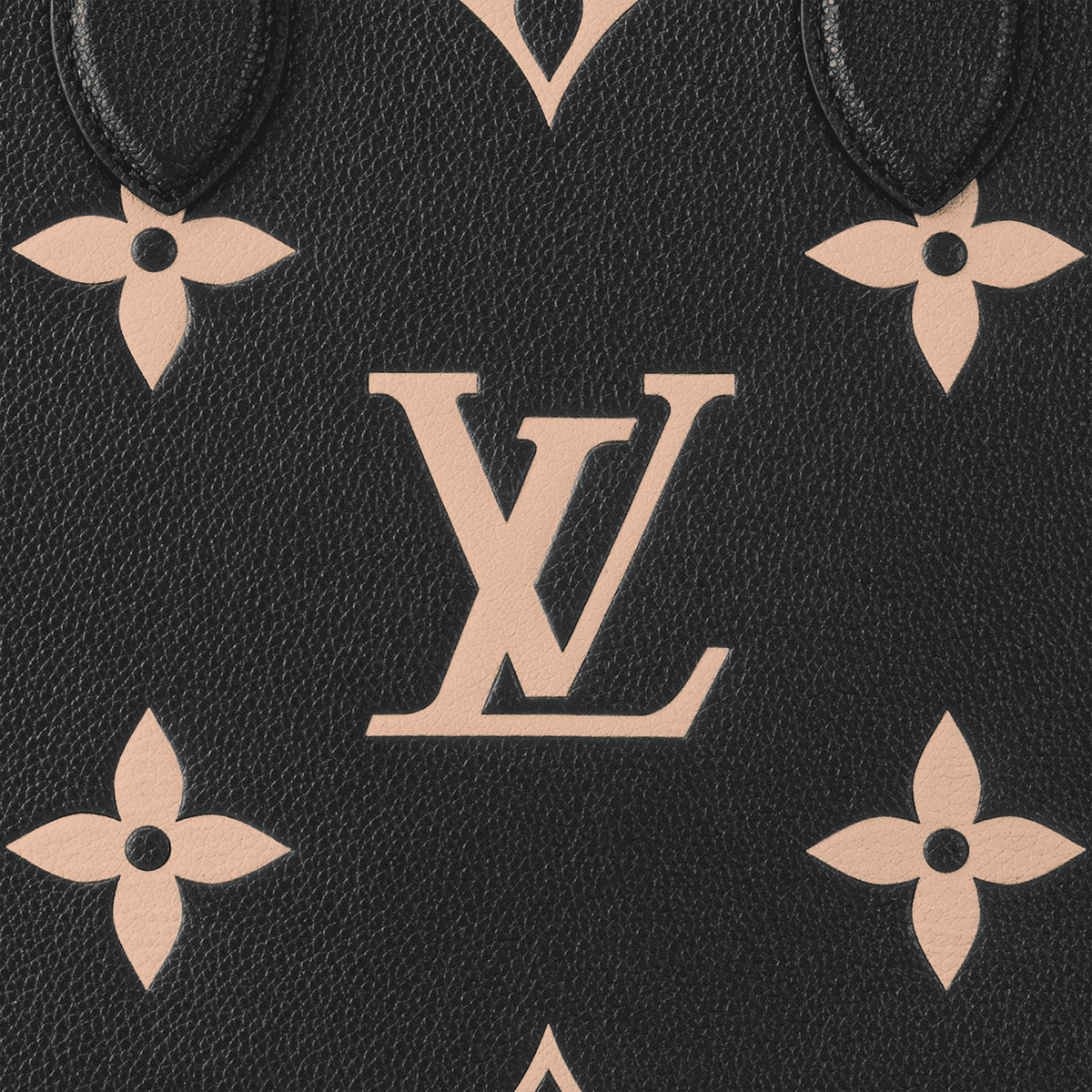 OnTheGo MM Bicolor Monogram Empreinte Leather Tote Bag