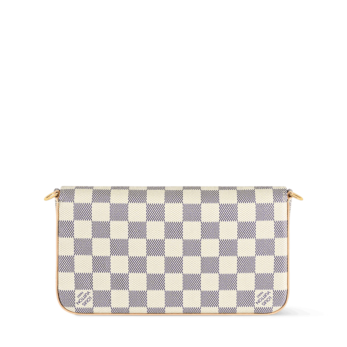 Pochette Félicie Damier Azur Canvas Chain Wallet N40491