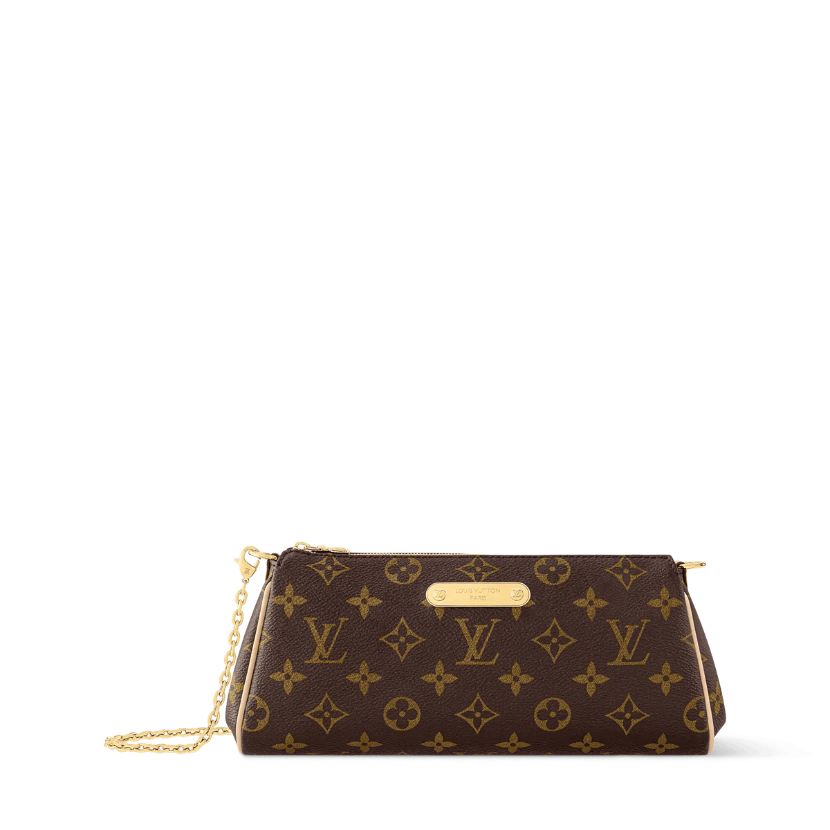 Pochette Eva Monogram Canvas Chain Wallet