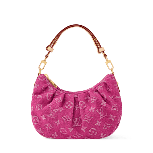 Pochette Valley Fuchsia Denim Monogram Nano Bag