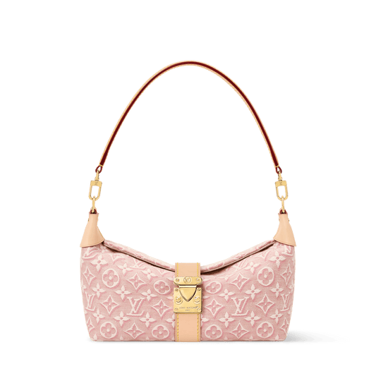 Pochette Mia Monogram Emblème Rose Ruban Bag