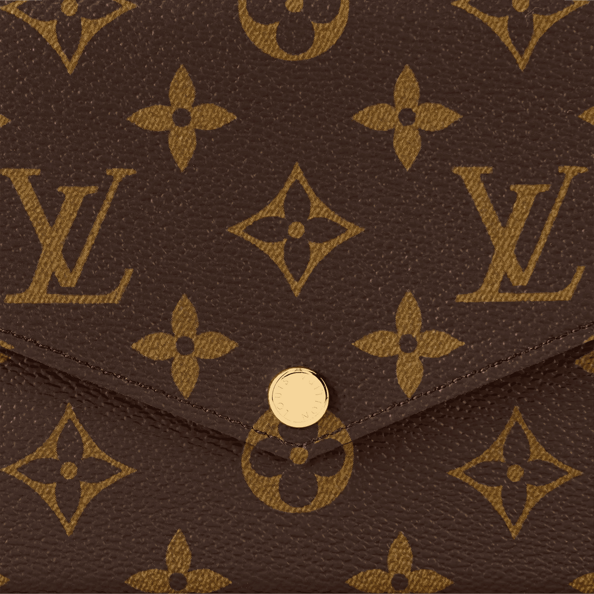 Pochette Félicie Monogram Fuchsia Crossbody Bag