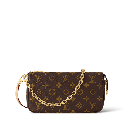 Pochette Accessoires Monogram Canvas Chain Wallet