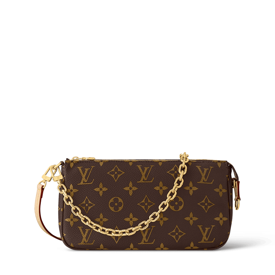 Pochette Accessoires Monogram Canvas Chain Wallet