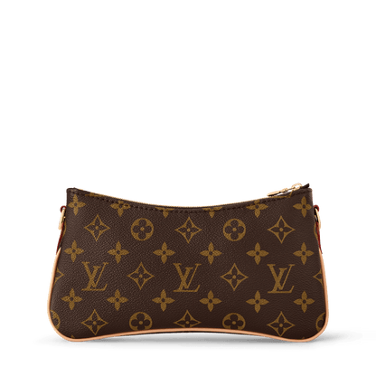 Pochette Liv Monogram Coated Canvas Gold-Toned Hardware