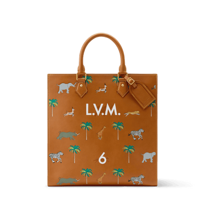 Sac Plat Calf Leather Tan