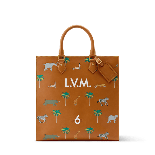 Sac Plat Calf Leather Tan