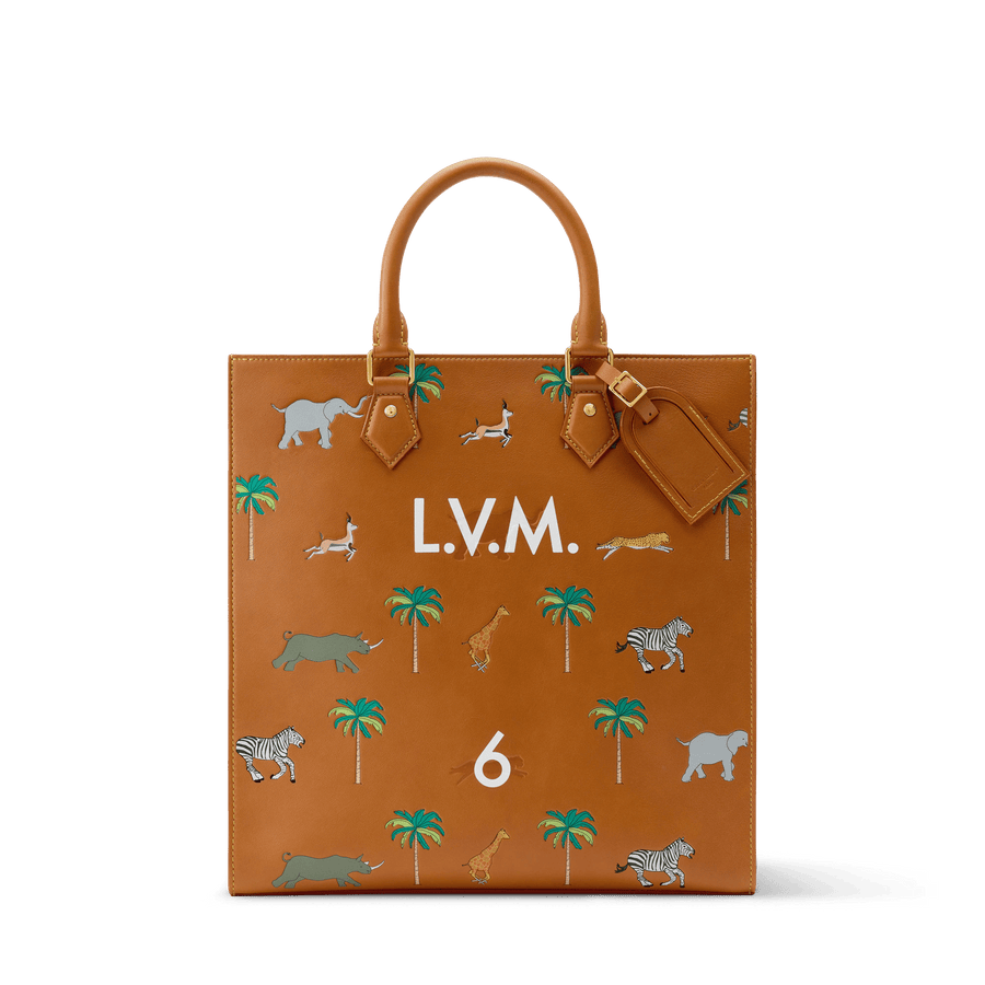Sac Plat Calf Leather Tan