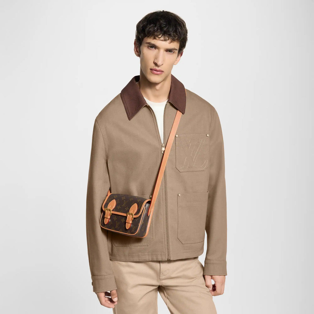 Satchel Wearable Wallet Monogram Shoes