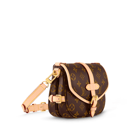 Saumur BB Monogram Coated Canvas Saddle Bag M46740