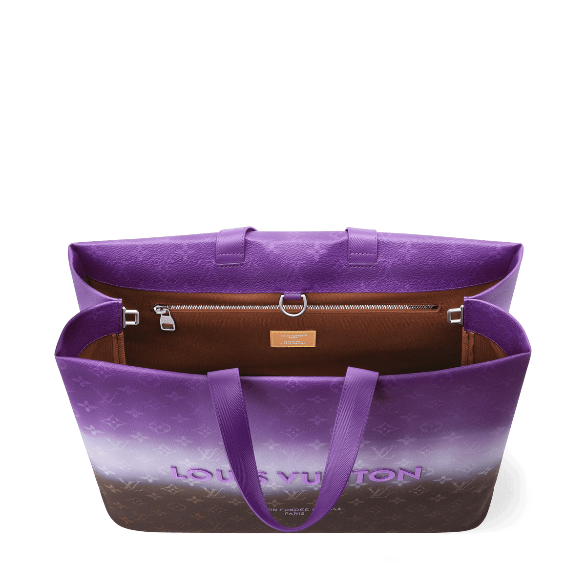 Shopper Tote MM Monogram Pigment Purple