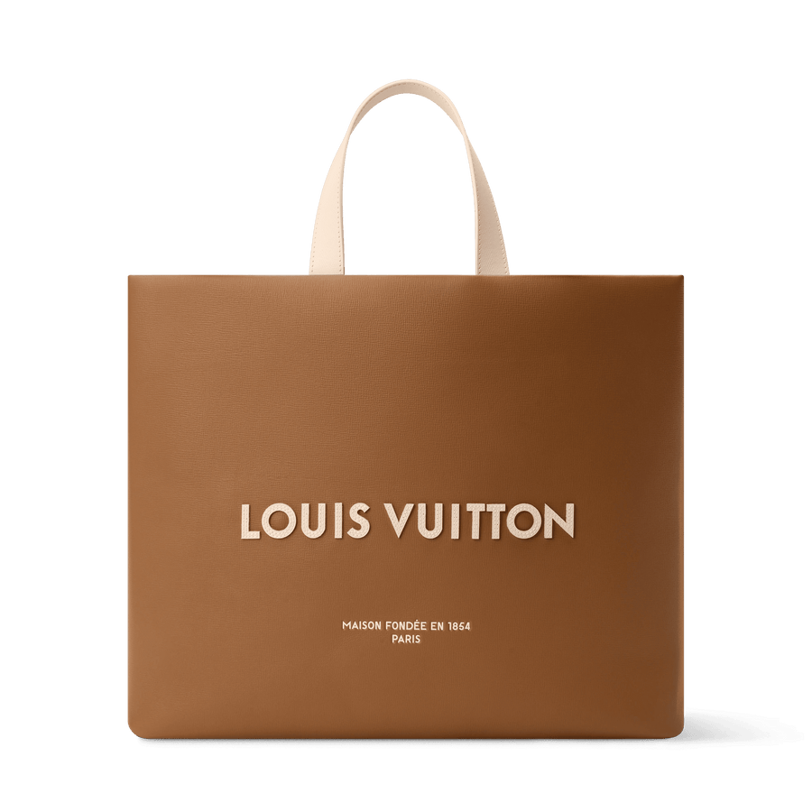 Shopper Tote MM Calf Leather Sand