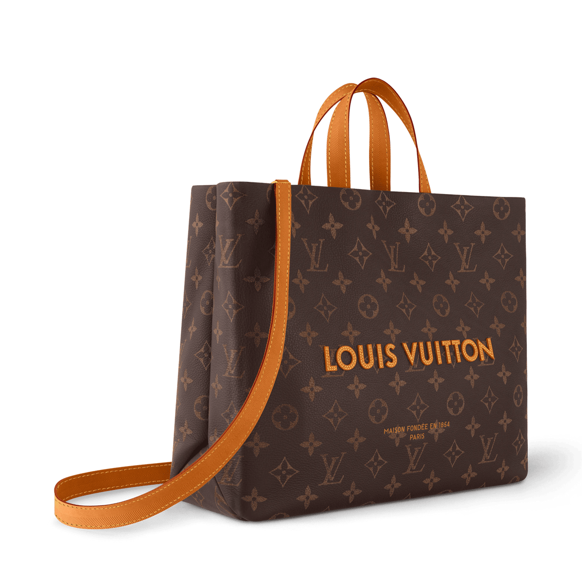 Shopper Tote MM Monogram Calf Leather Shoes