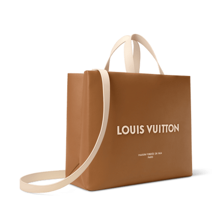Shopper Tote MM Calf Leather Sand