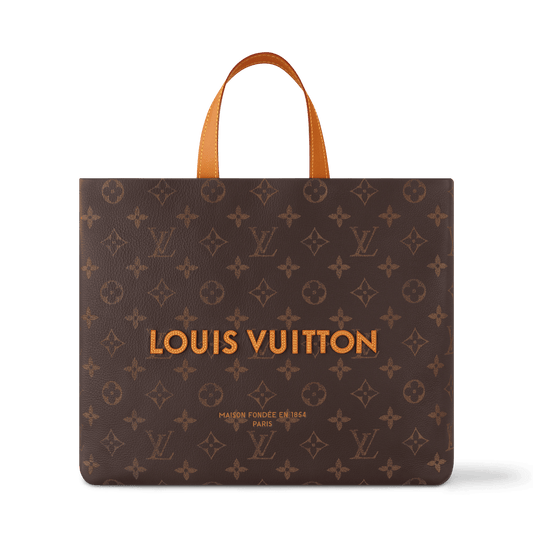 Shopper Tote MM Monogram Calf Leather Shoes