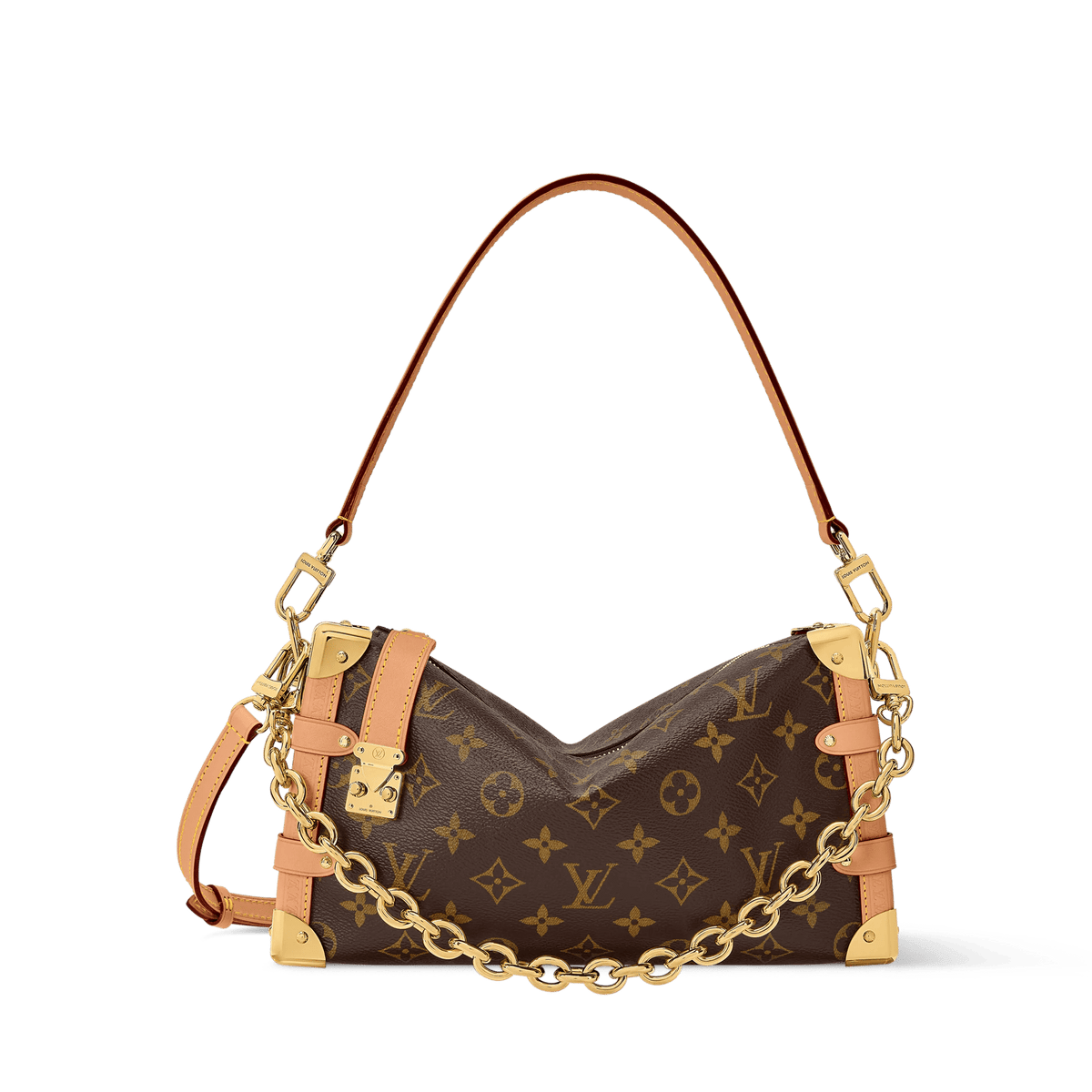 Side Trunk MM East West Monogram Canvas Shoulder Bag
