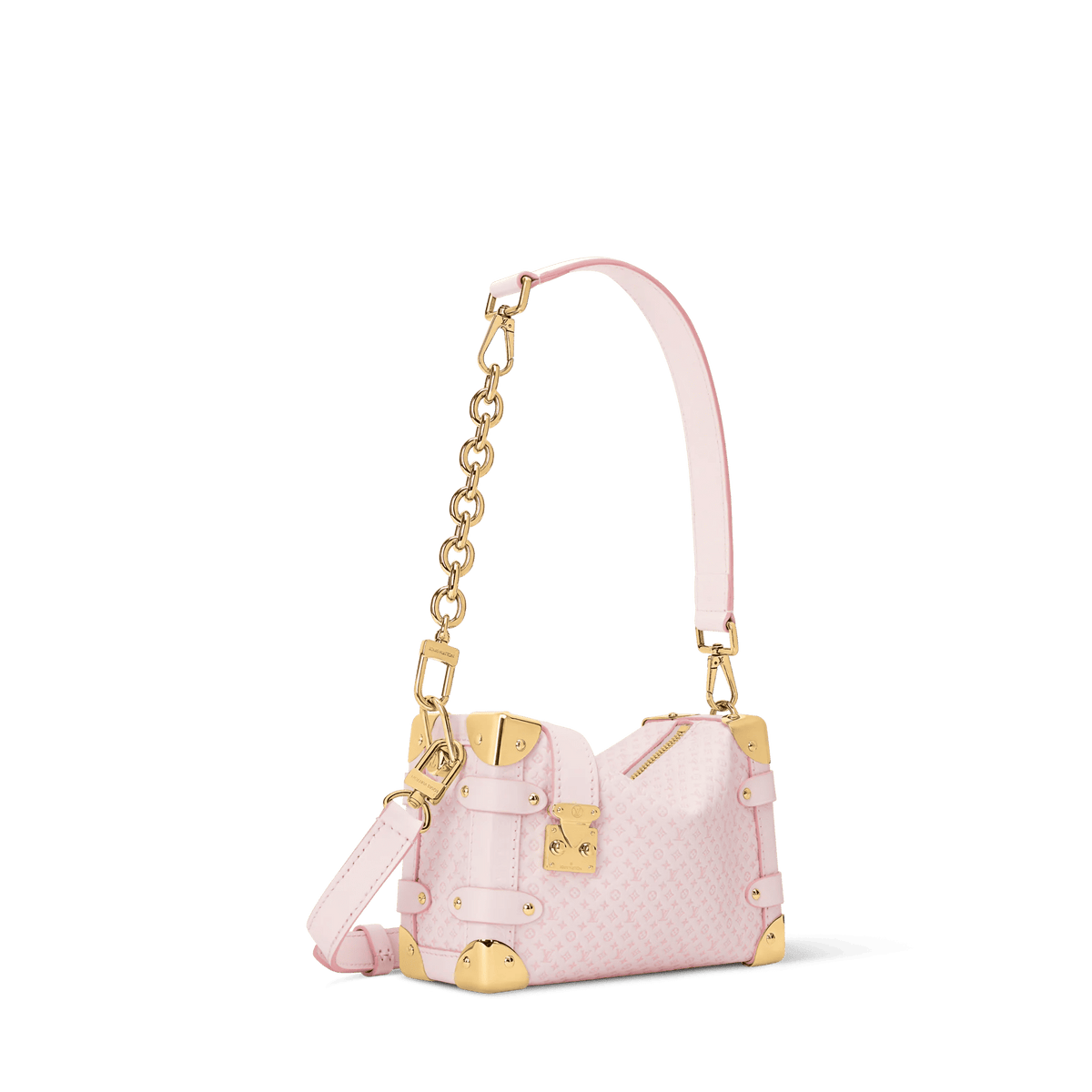 Side Trunk PM Light Bliss Calfskin Leather Handbag
