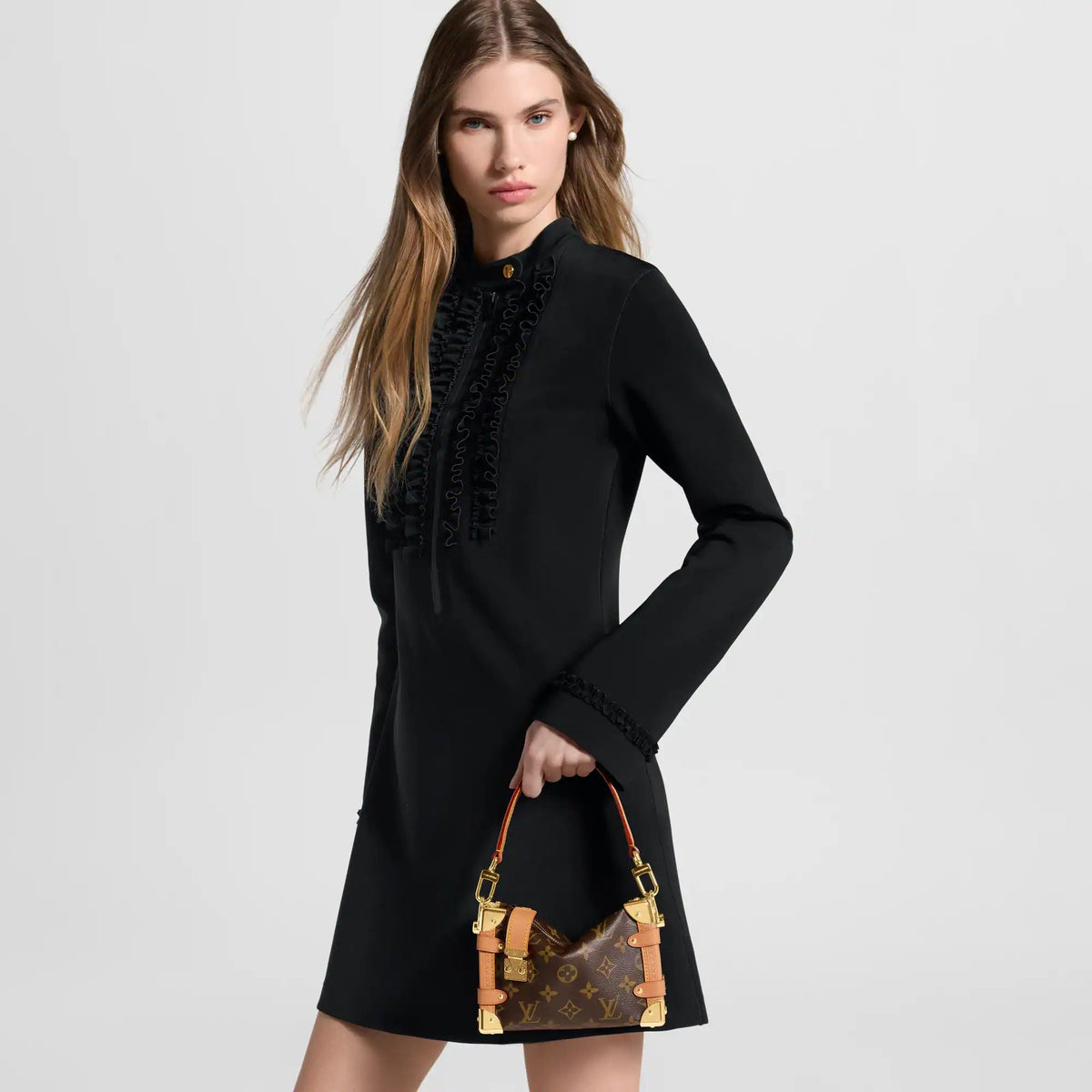 Side Trunk PM Monogram Coated Canvas Crossbody Bag M46815