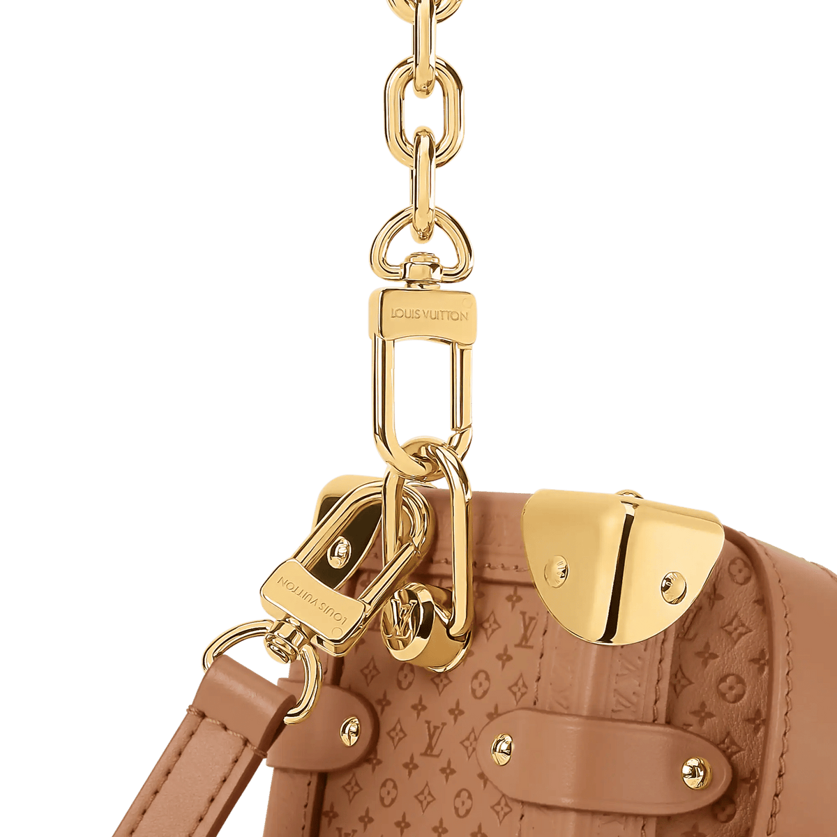 Side Trunk MM Minigram Calfskin Shoulder Bag