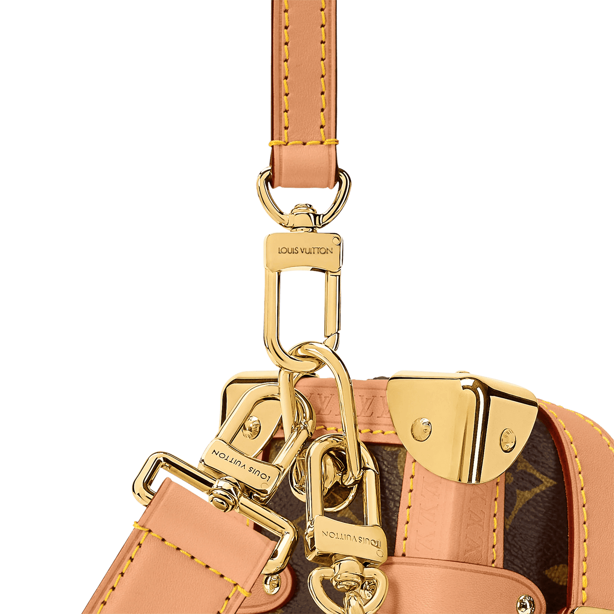 Side Trunk MM East West Monogram Canvas Shoulder Bag