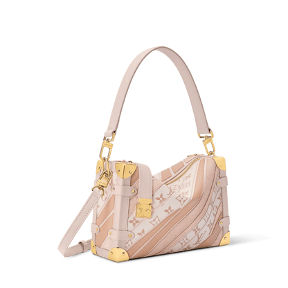 Side Trunk MM Quartz Monogram Dune Canvas Crossbody Bag
