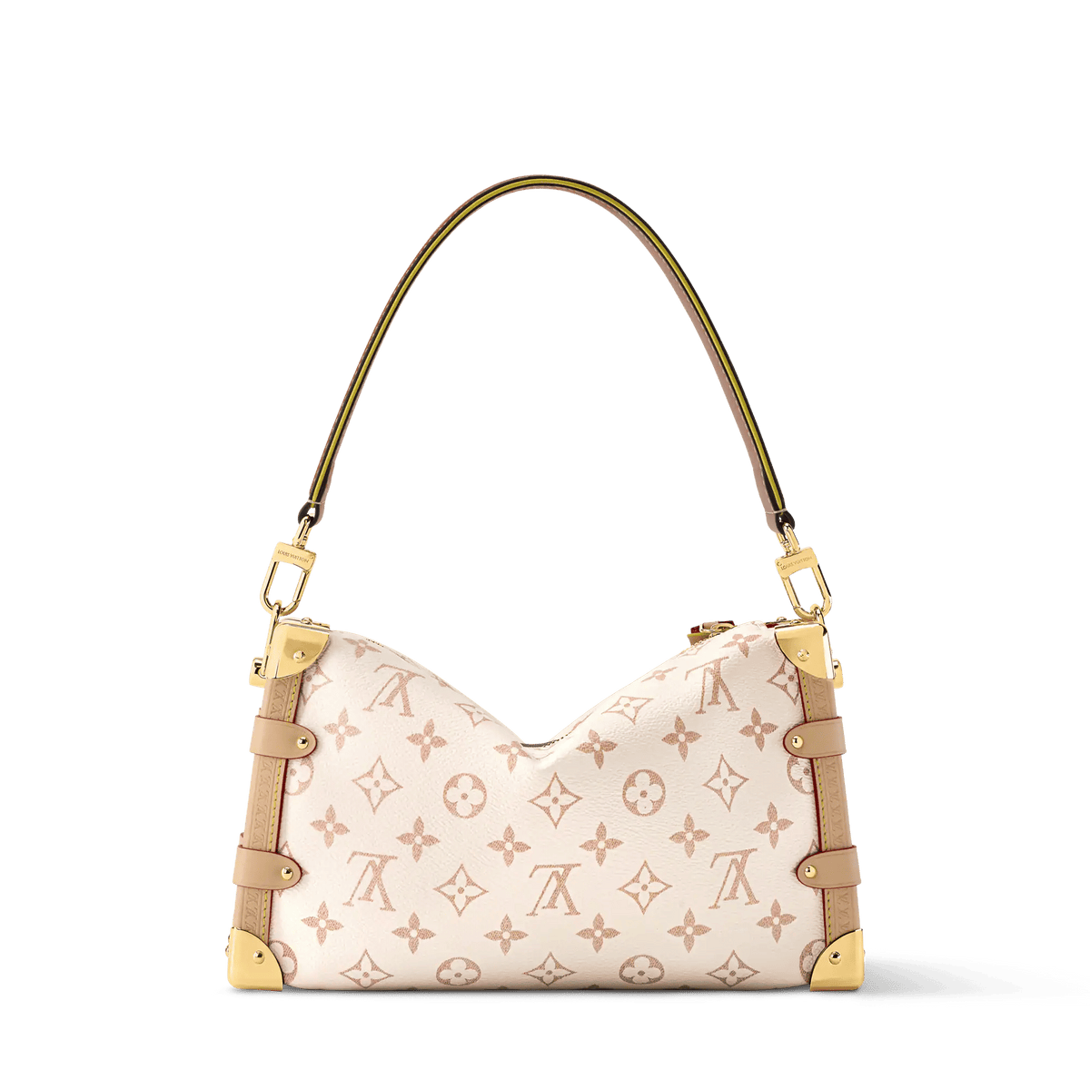 Side Trunk MM East-West Monogram Dune Canvas Shoulder Bag