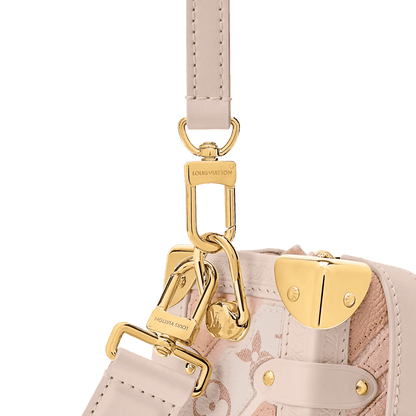 Side Trunk MM Quartz Monogram Dune Canvas Crossbody Bag