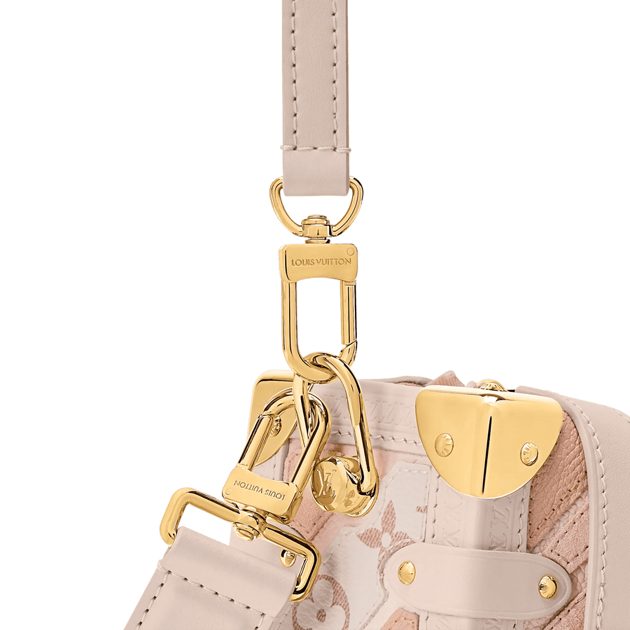Side Trunk MM Quartz Monogram Dune Canvas Crossbody Bag