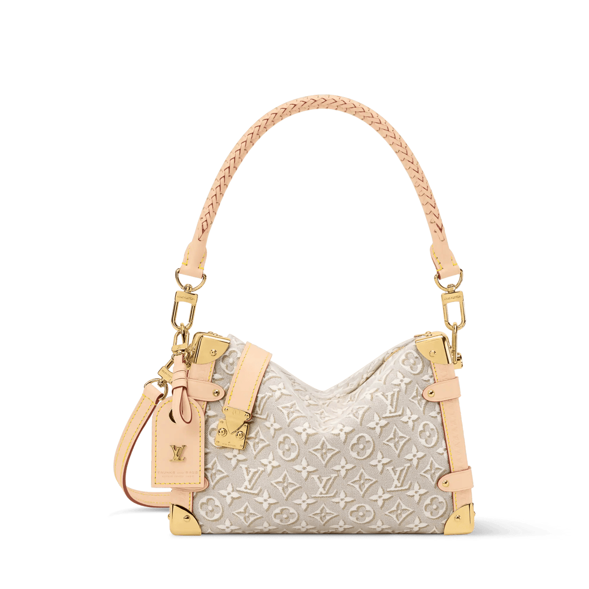 Side Trunk MM Monogram Emblème Peuplier Canvas Handbag M2A145