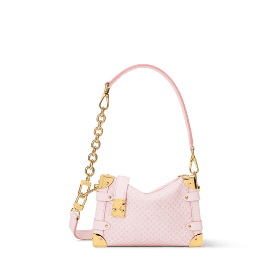 Side Trunk PM Light Bliss Calfskin Leather Handbag