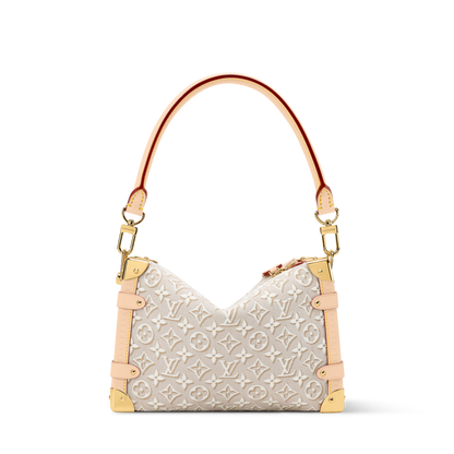 Side Trunk MM Monogram Emblème Jacquard Canvas Peuplier Gold-Toned Hardware