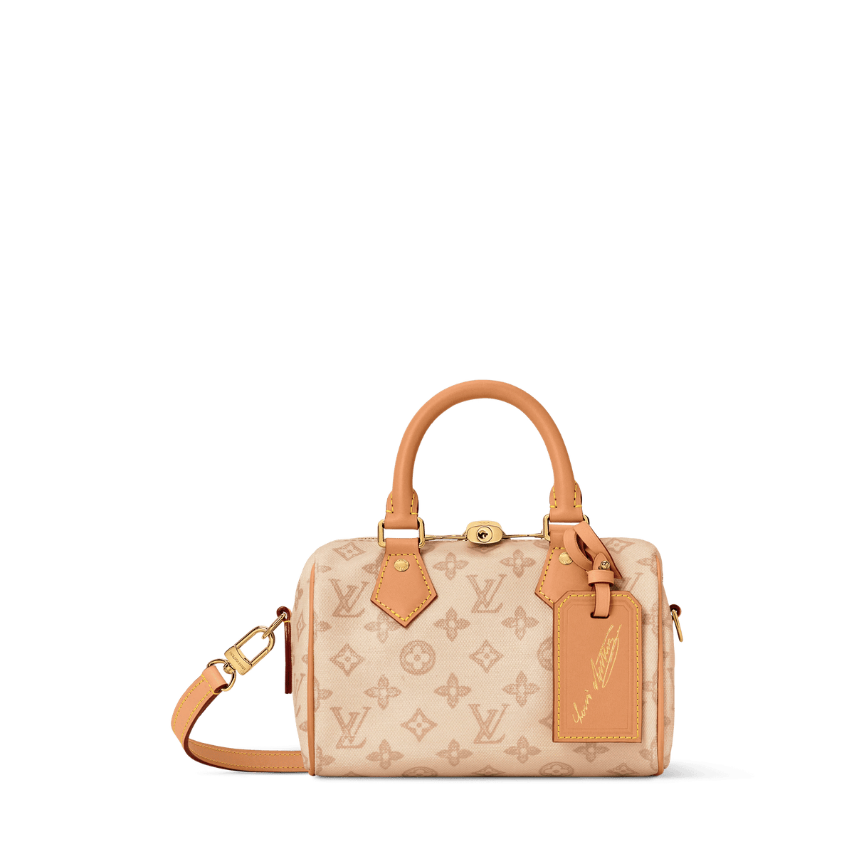 Speedy Bandoulière 20 Linen Monogram Origine Canvas Handbag M27951
