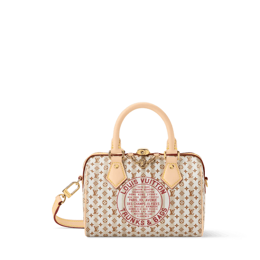 Speedy Bandoulière 20 LV Stamp Nude Rose Monogram Canvas Handbag M29459